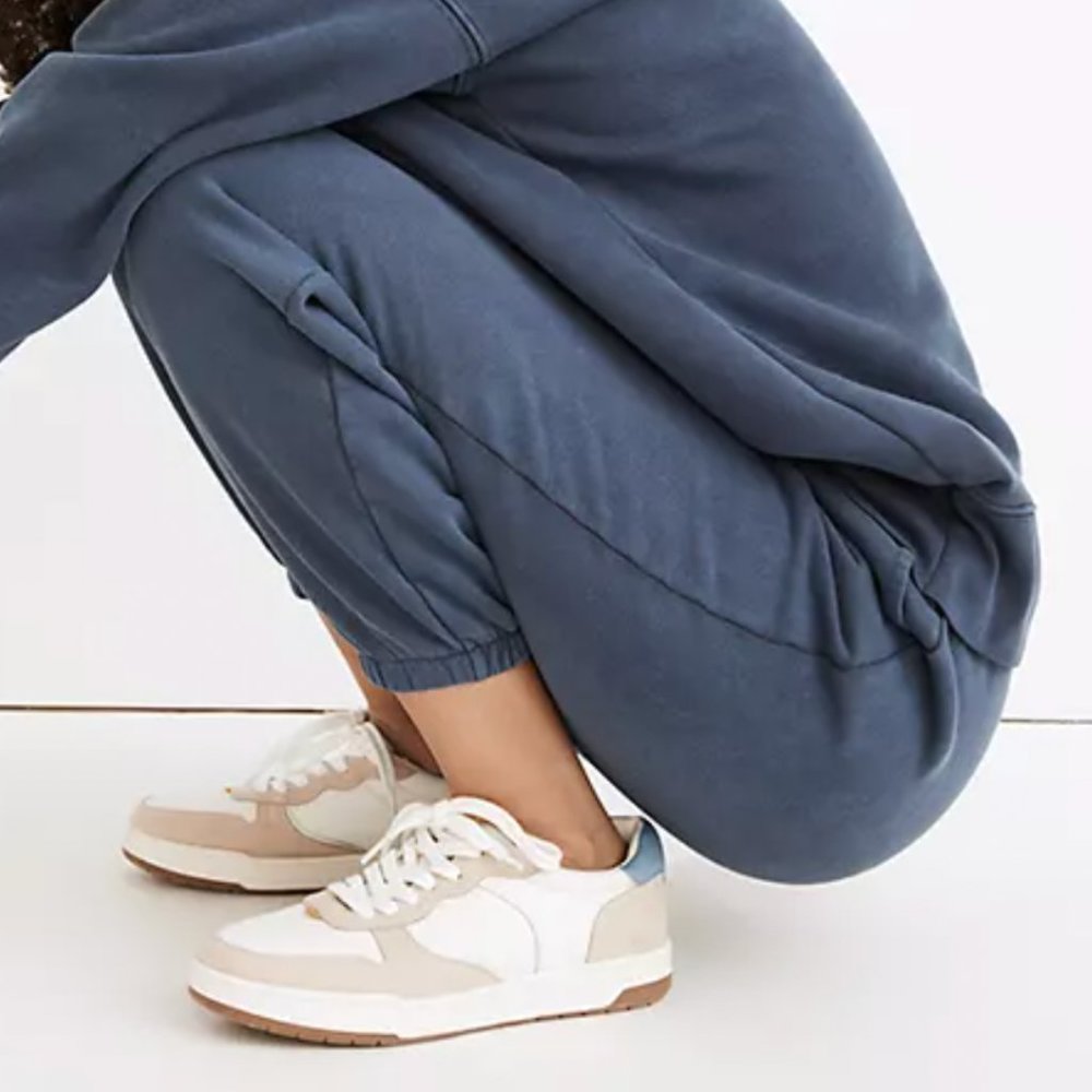 Madewell x Rivet & Thread Garment-Dyed High-Rise Slim Sweatpants